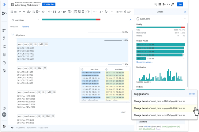 Alteryx s'empare de Trifacta, spcialiste du data wrangling dans des environnements cloud. (Crdit Photo: Trifacta)