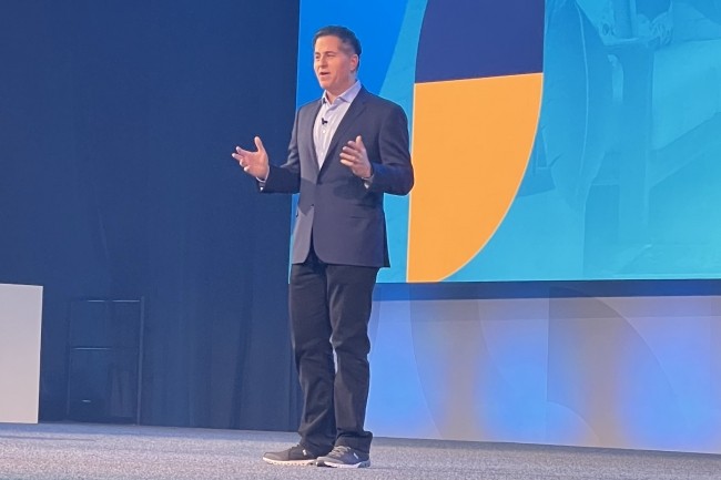 De retour  Las Vegas pour sa traditionnelle convention, Michael Dell, le CEO de Dell technologies, a termin l'intgration d'EMC et annonce un chiffre d'affaires de 100 milliards pour son anne fiscale passe. (Crdit S.L.)
