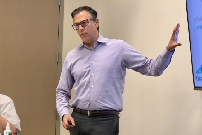 Confronte  une situation financire compliqu, le spcialiste de la sauvegarde sur bande Quantum a vinc son CEO, Jamie Lerner. (crdit : SL)